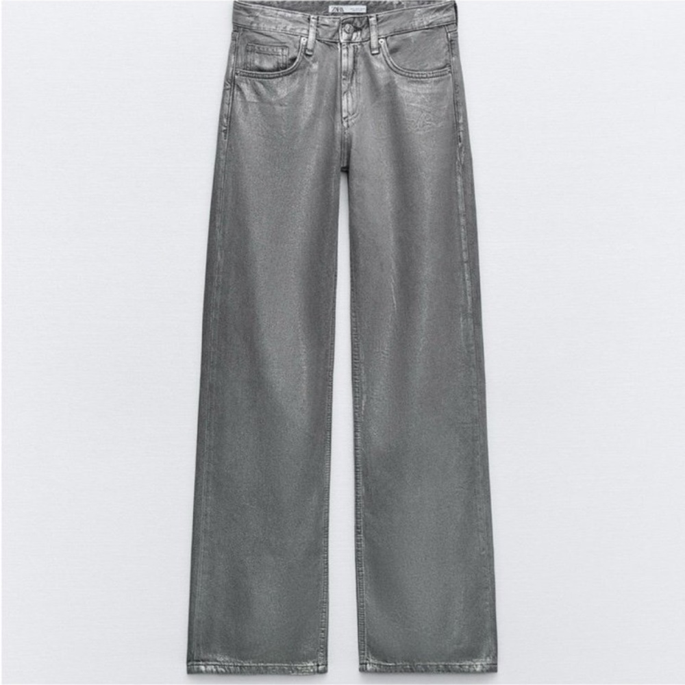 Zara foil Jeans